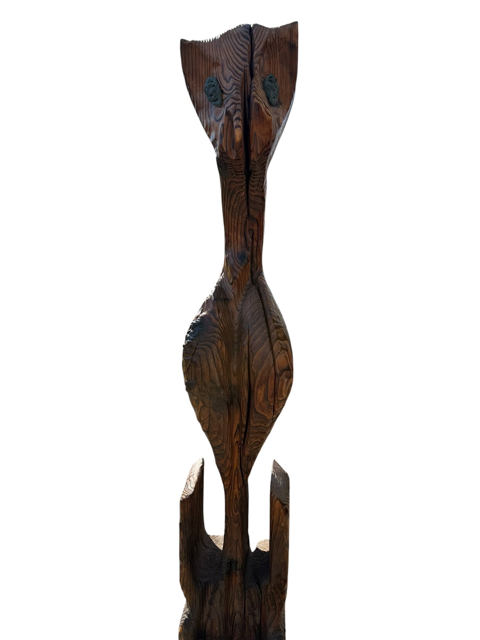 Vintage WITCO Carved Wood Cat Magazine Rack – MCM Tiki Large Size (1 of 7)