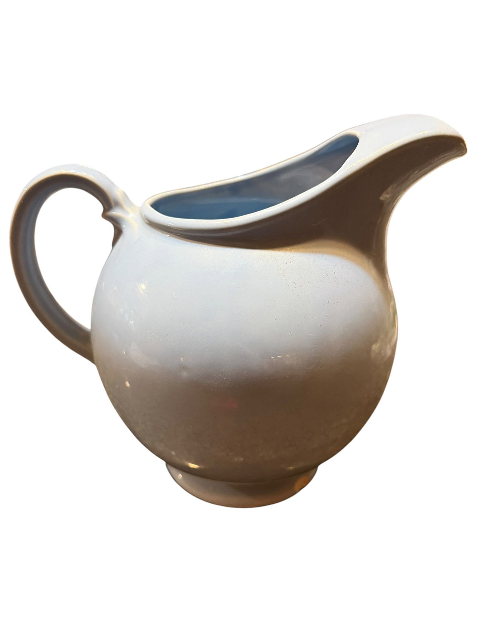 Vintage TS&T Syracuse China Creamer Pitcher Restaurant Ware Light Blue (1 of 6)