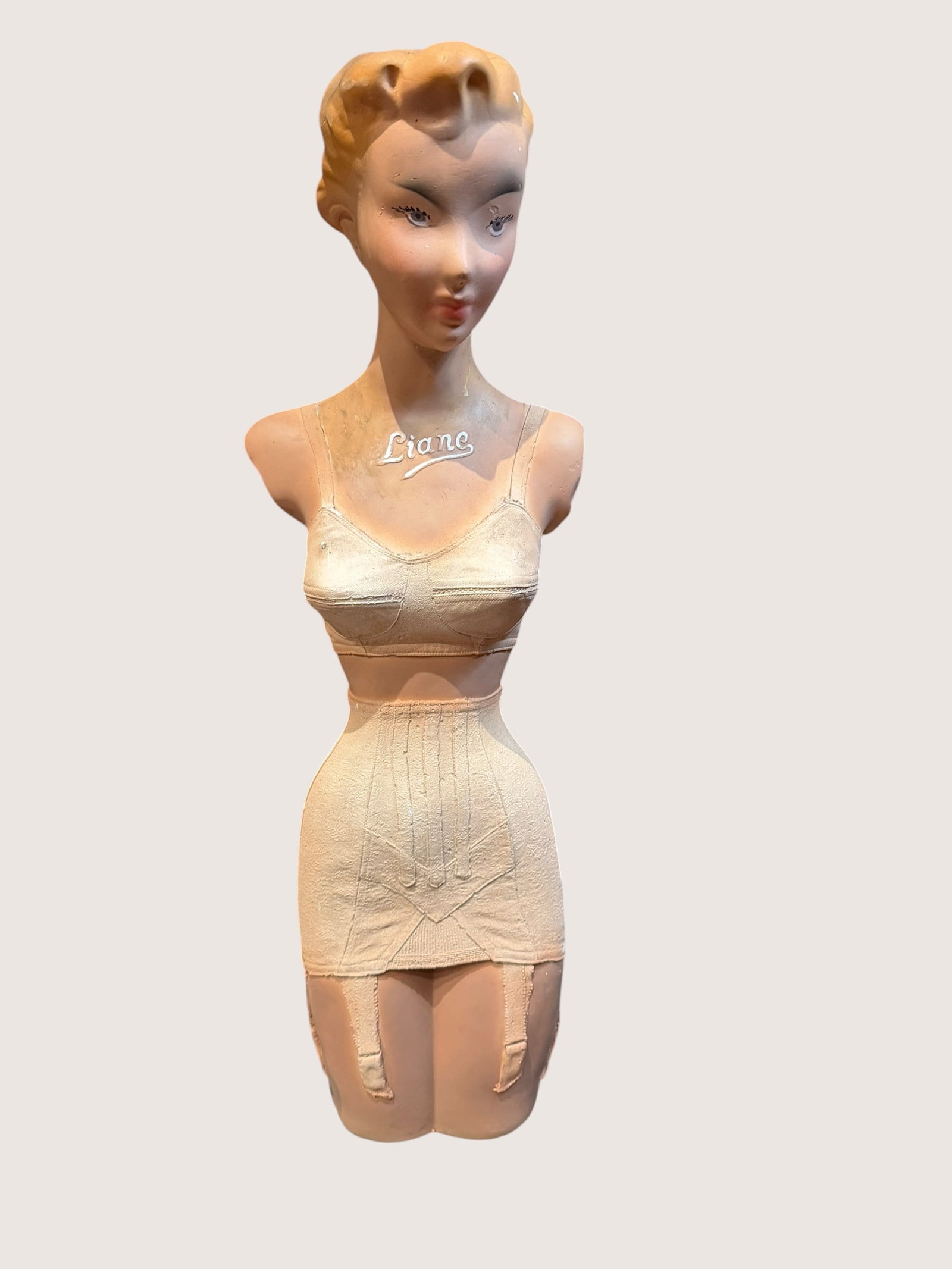 Vintage Dior “Liane” Lingerie Store Display Mannequin Bust Figure by Movita (1 of 7)