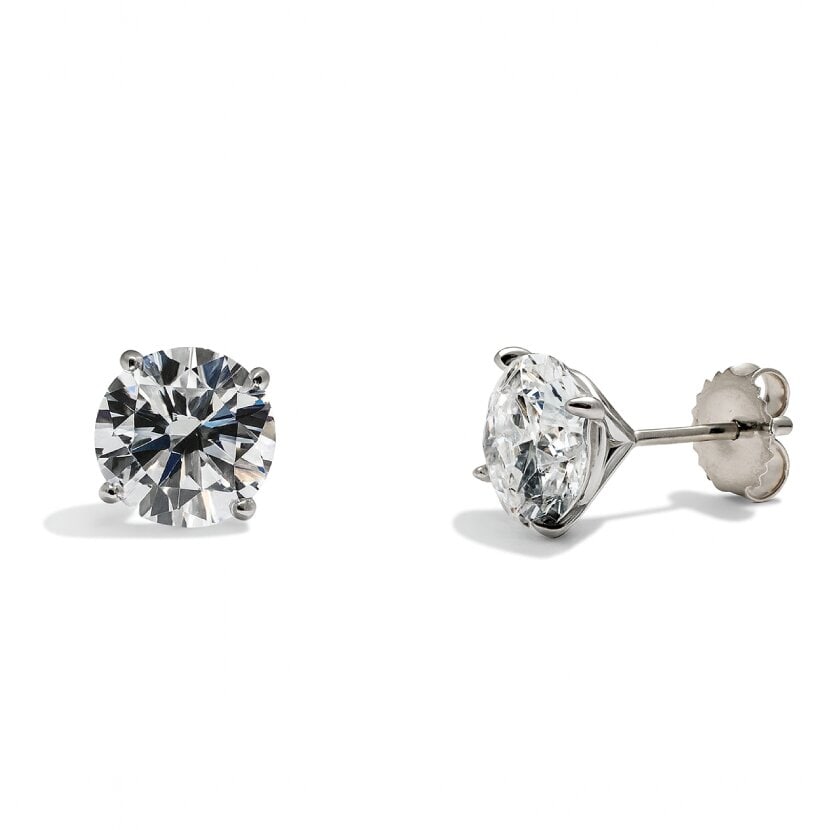 Lab Grown IGI Certified Diamond Stud Earrings 5 Carats D VS2 (1 of 2)