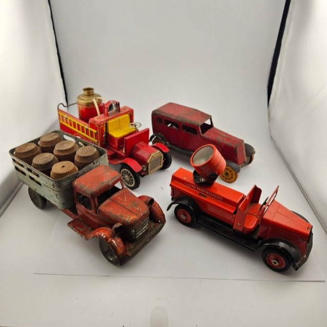 Lot of Four Tin Vehicles from Varying Countries. (1 of 9)