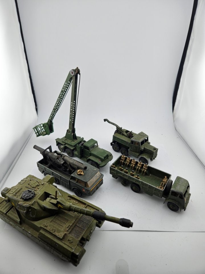 Mixed Lot of Military Vehicles, by Matchbox, Meccano, and Dinky. (1 of 10)