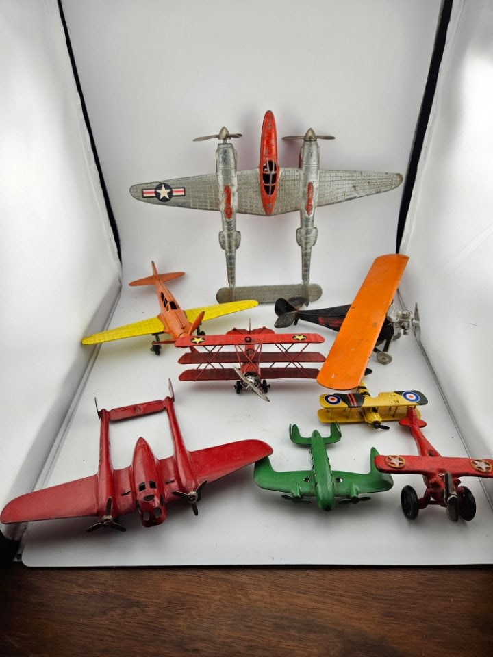 Armada of Metal Airplanes. (1 of 10)