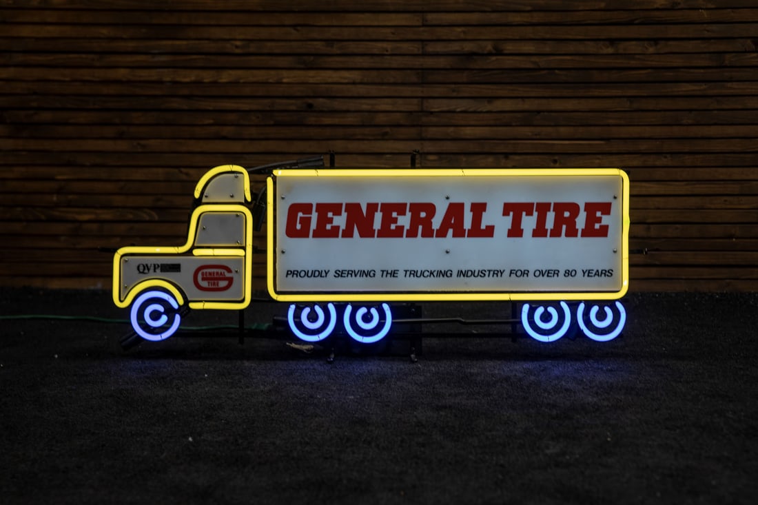 General Tire Semi-Truck Neon Sign (1 of 5)