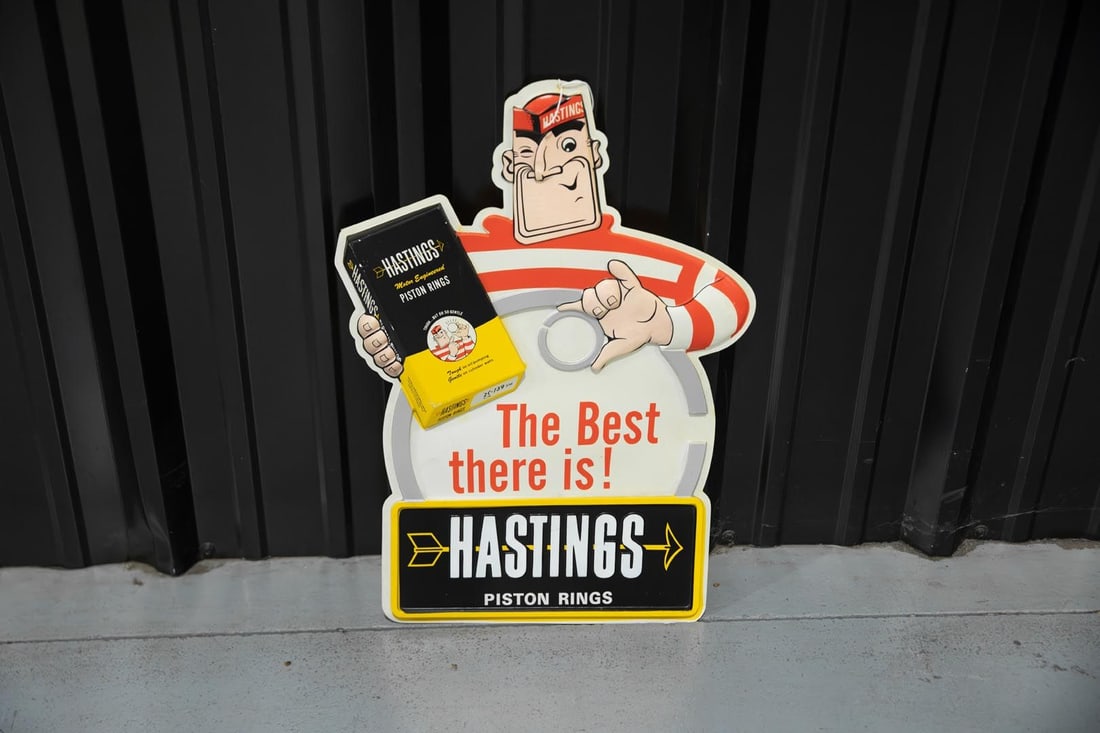 Hastings Piston Rings Vacuform Sign