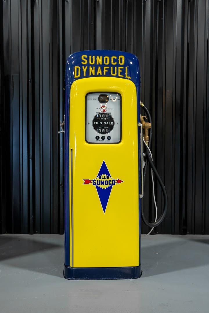 Sunoco Wayne 80 Script Top Dynafuel Gas Pump - 3