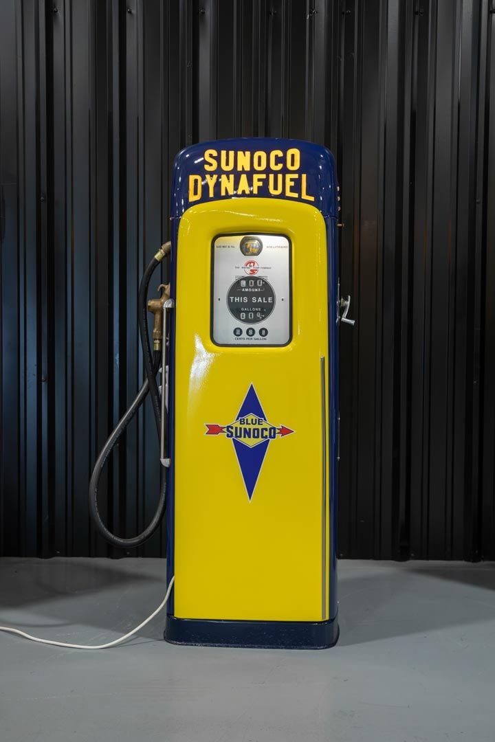 Sunoco Wayne 80 Script Top Dynafuel Gas Pump - 4