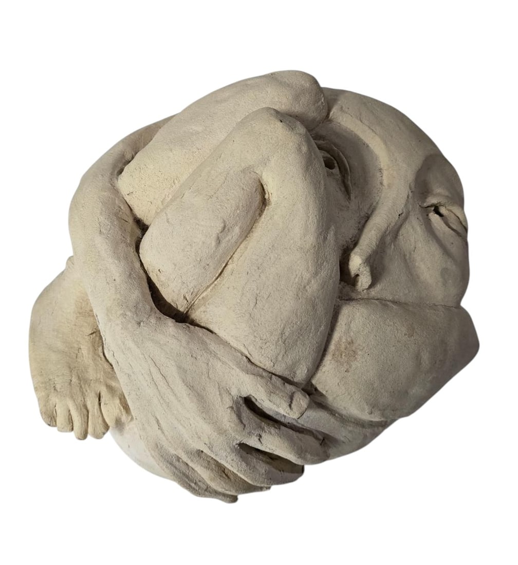 A Very Unique Ceramic Nude Sculpture: A Very Unique Ceramic Nude Sculpture. Measures 12" X 11" X 10". See All Pics. All items must be retrieved or shipped within 15 days of auction end. Items remaining in our possession after this time wi