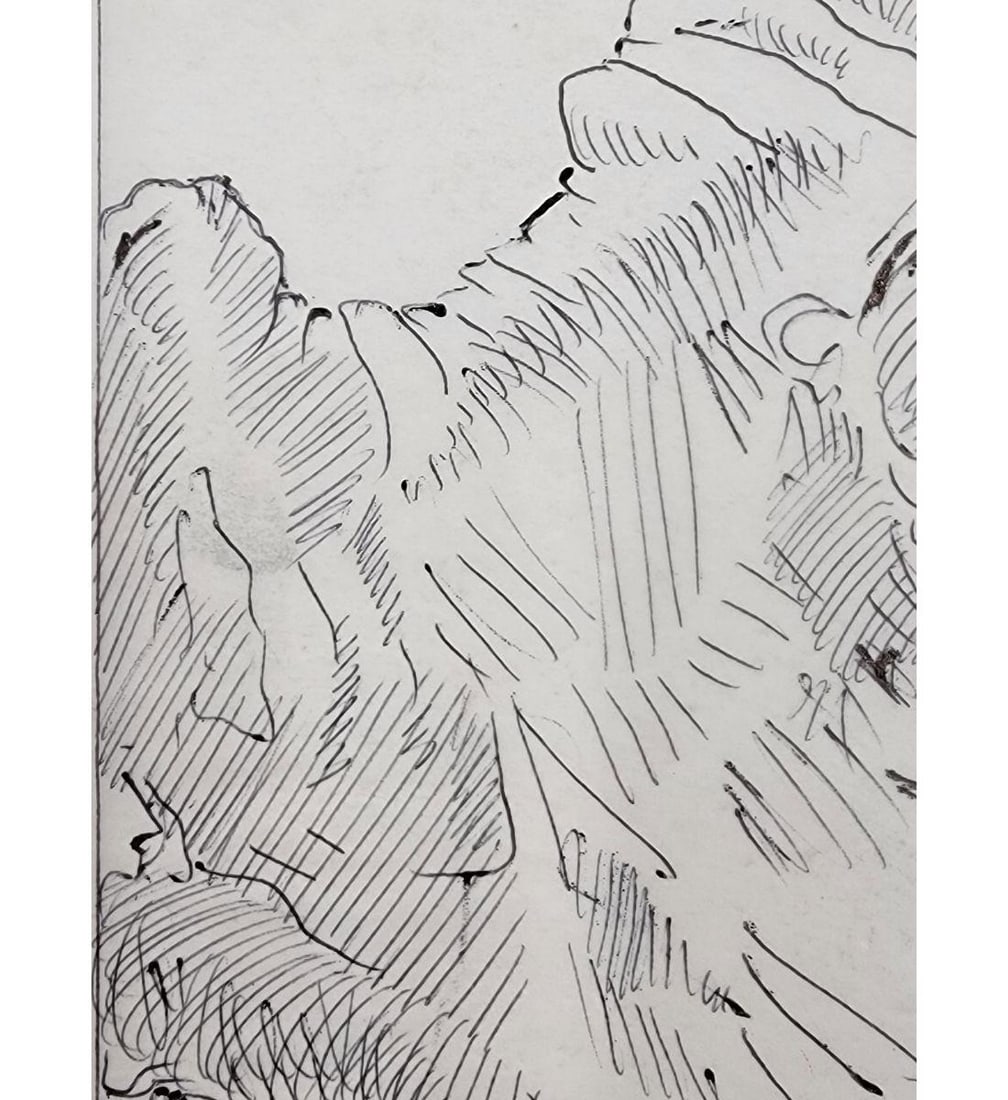 Polish-American Theodore J. Roszak 1907-1981 Ink Drawing Unsigned - 7