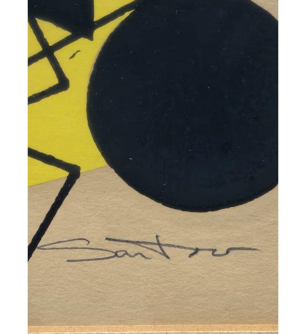 MCM Abstract Lithograph Signed And Numbered - 2