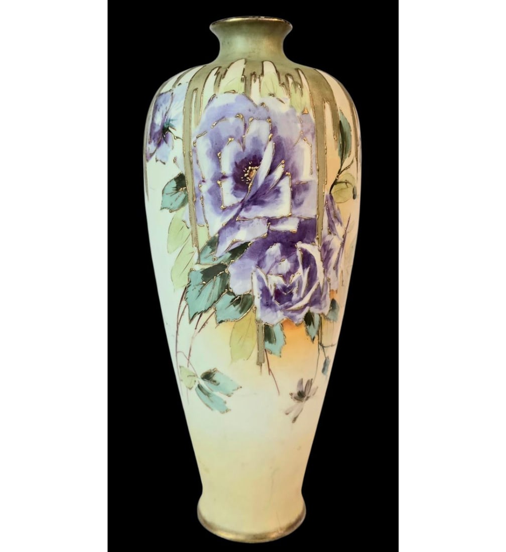 Antique Hand Painted Teplitz Amphora Vase (1 of 10)