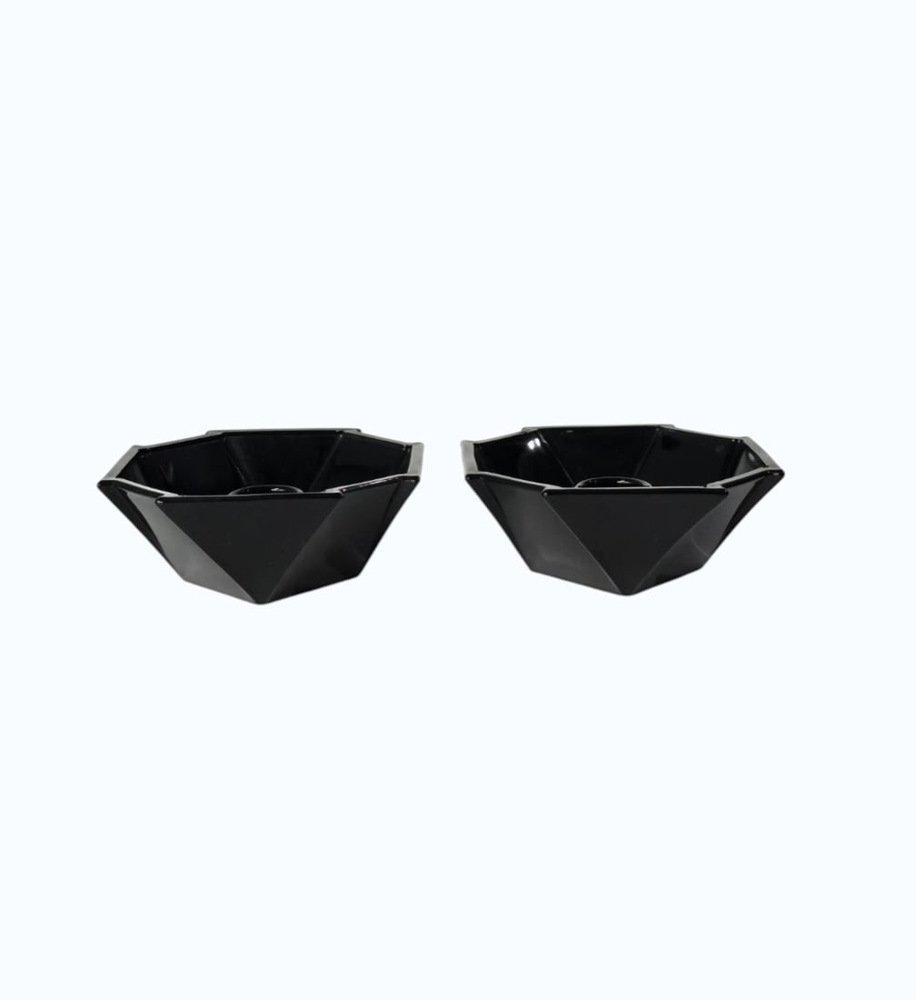 Fostoria George Sakier For Fostoria Geometric Candle Holders (1 of 7)