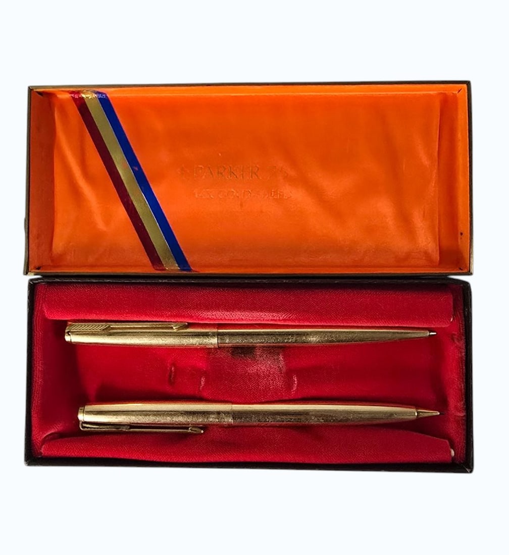 Gold Filled Parker Pen And Pencil In Original Box (1 of 9)
