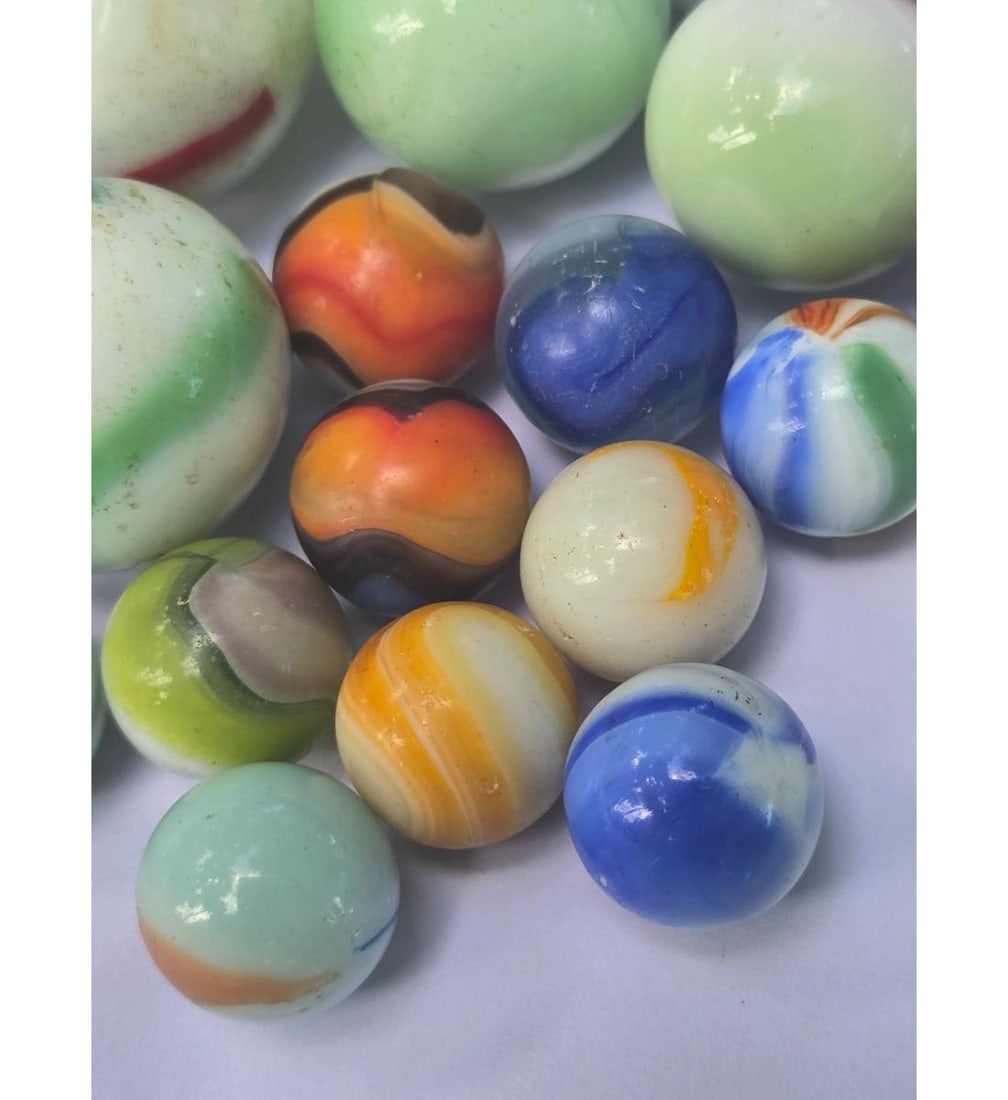 Large Lot Of Vintage Marbles - 2