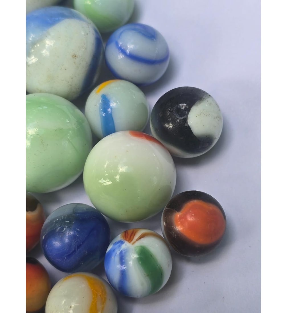 Large Lot Of Vintage Marbles - 3