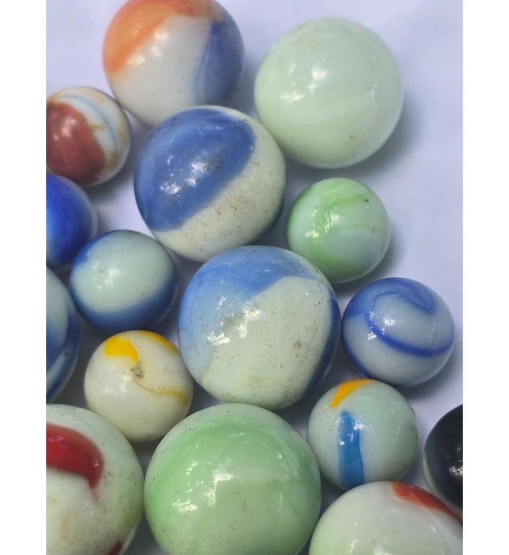 Large Lot Of Vintage Marbles - 4