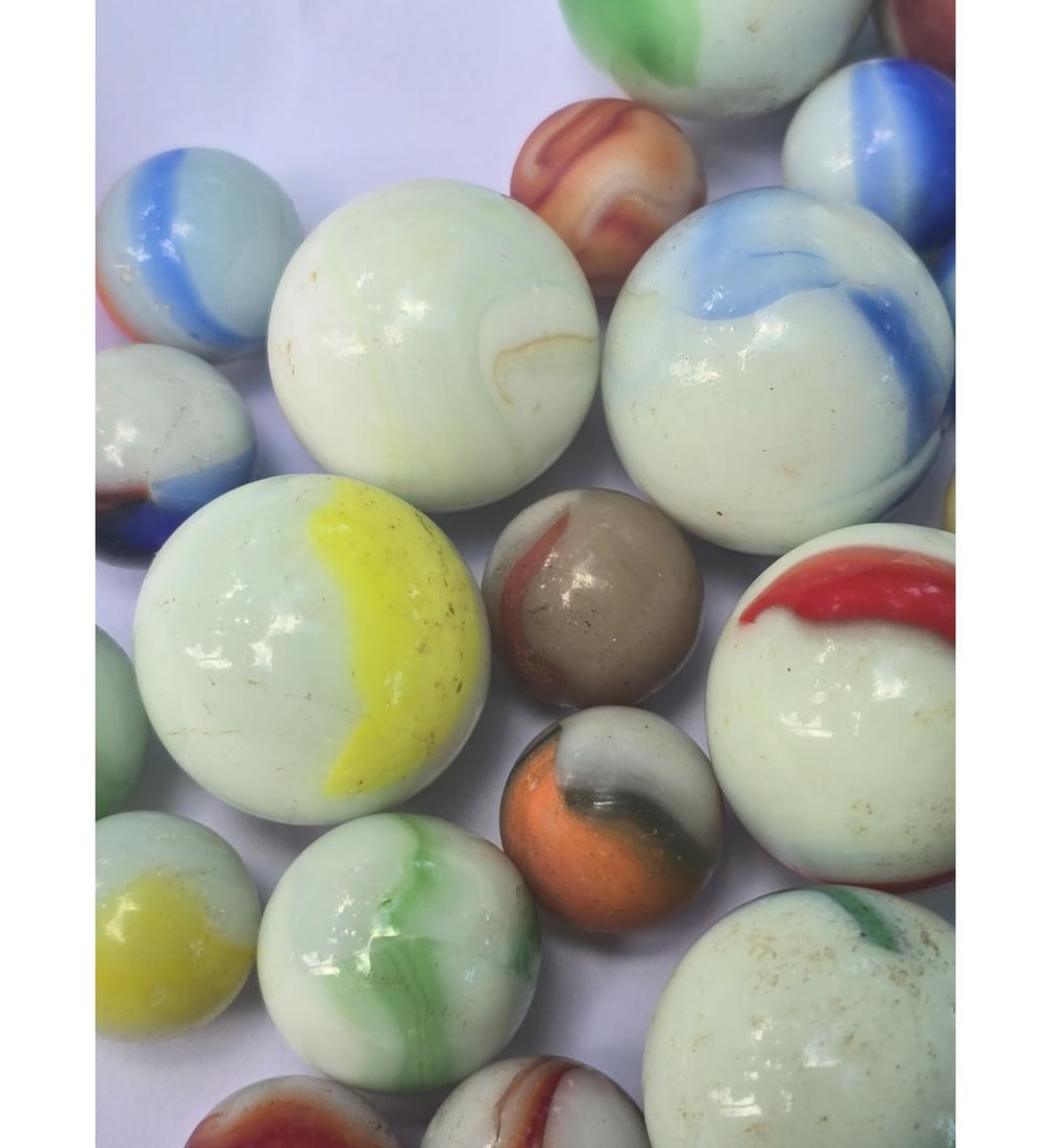 Large Lot Of Vintage Marbles - 7