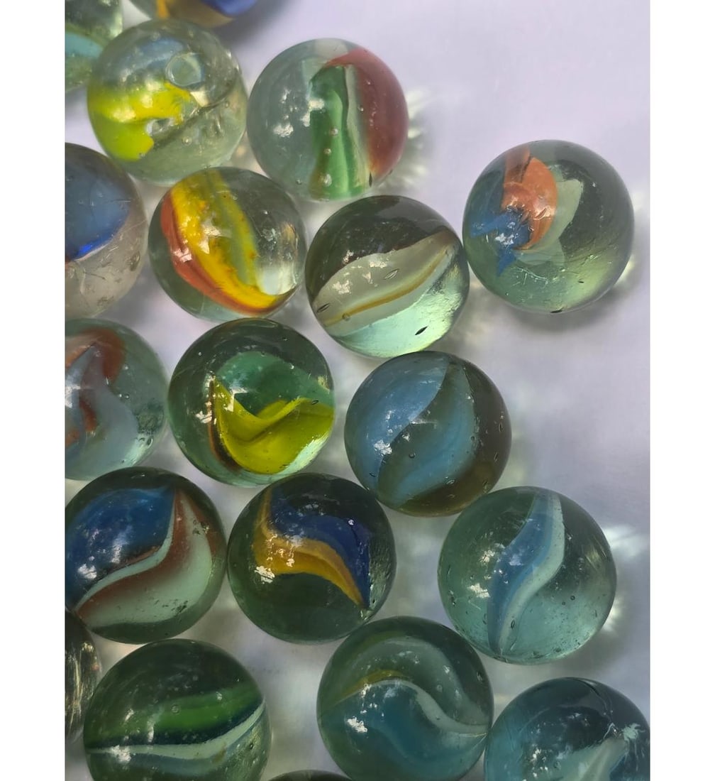 Large Lot Of Vintage Marbles - 7