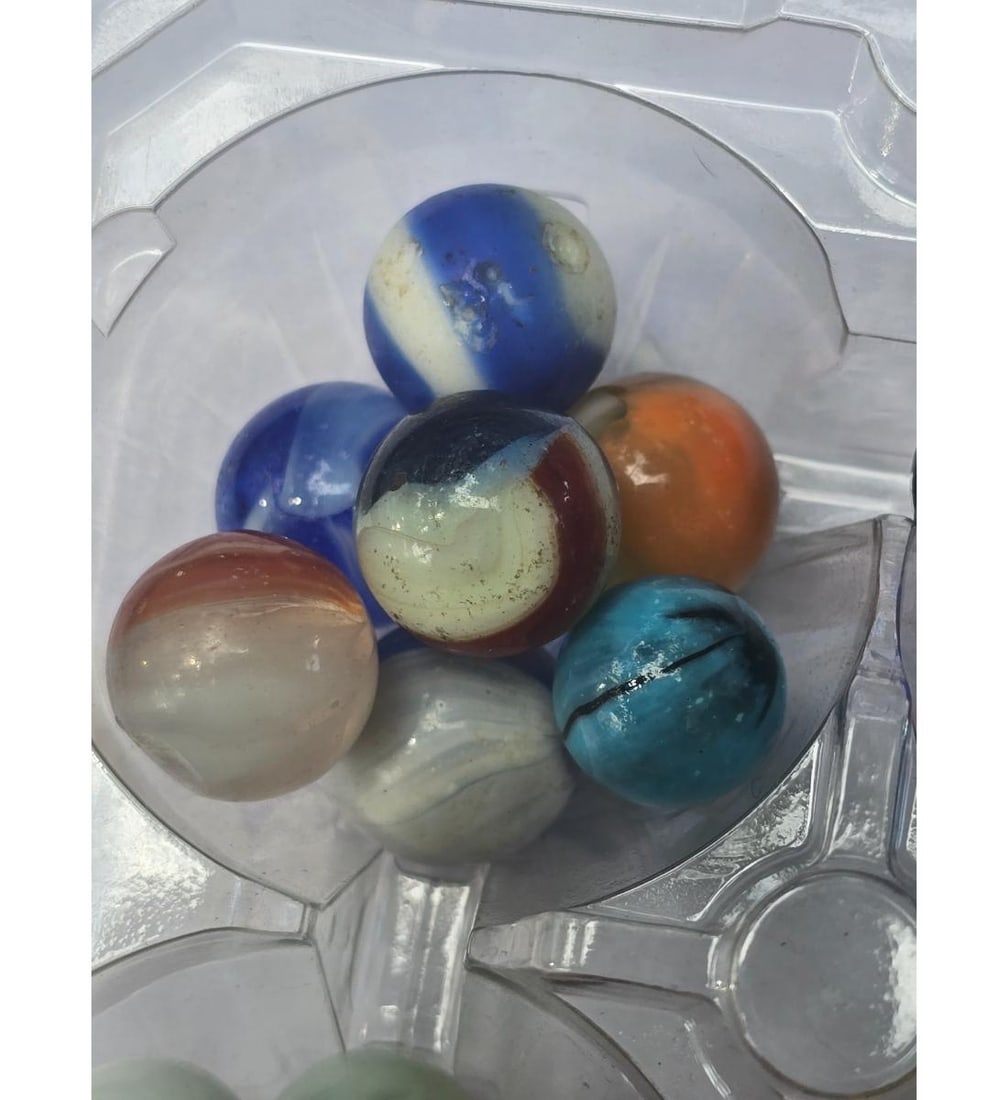Large Lot Of Vintage Marbles - 2