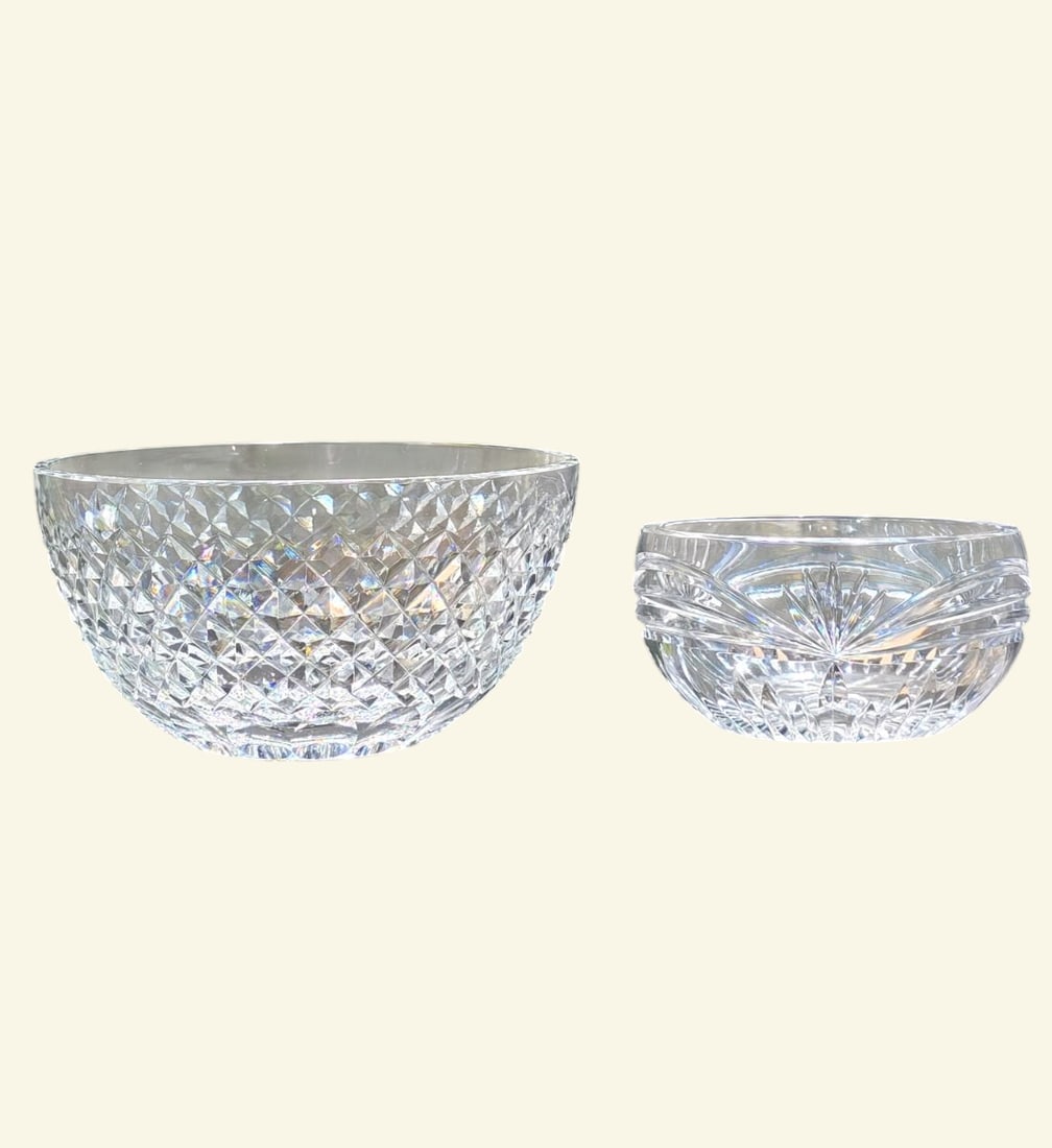 Signed Marquis By Waterford Crystal Bowls, Lot Of 2 Bowls (1 of 7)