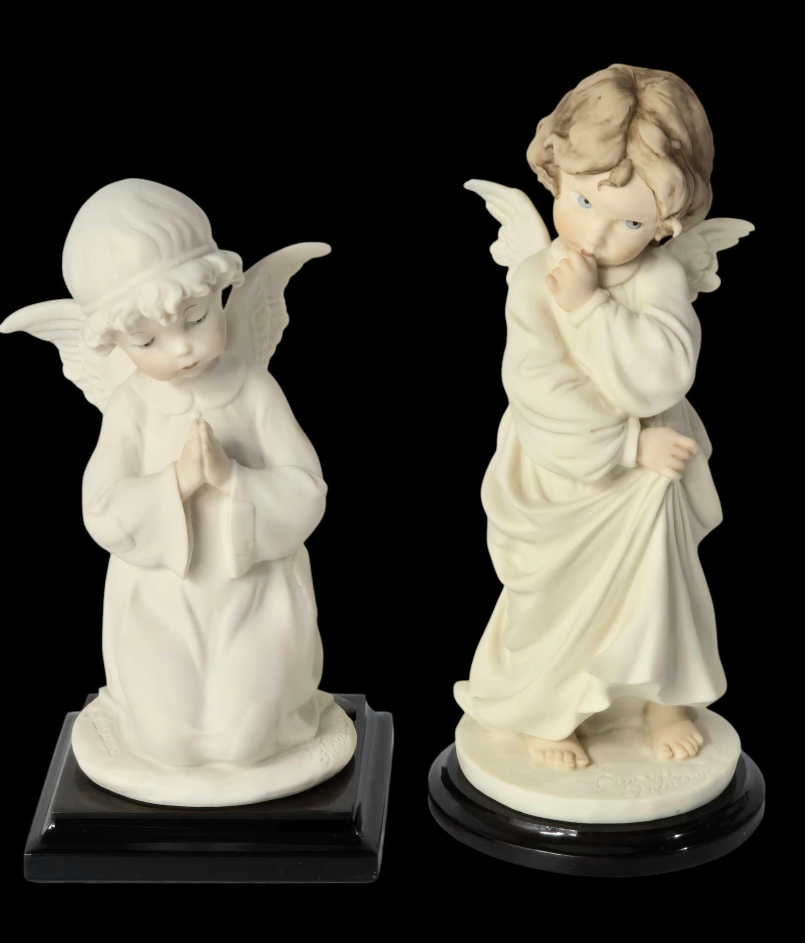 Giuseppe Armani Figurines: "Knelt Little Angel" 621F And "Pure Innocence" 1585C With Original Boxes (1 of 2)