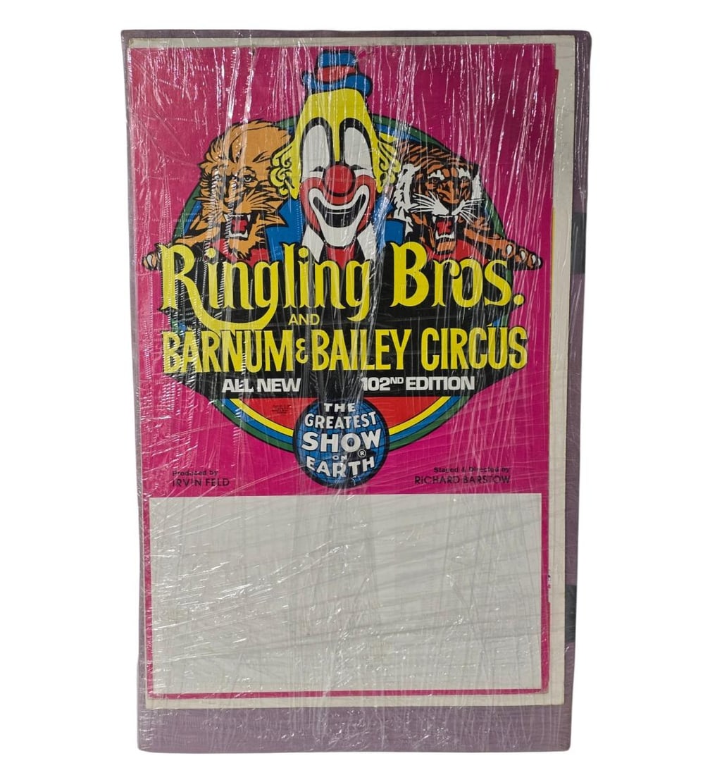 Original 1972 Advertising Poster Ringling Brothers Barnum & Bailey Circus (1 of 4)