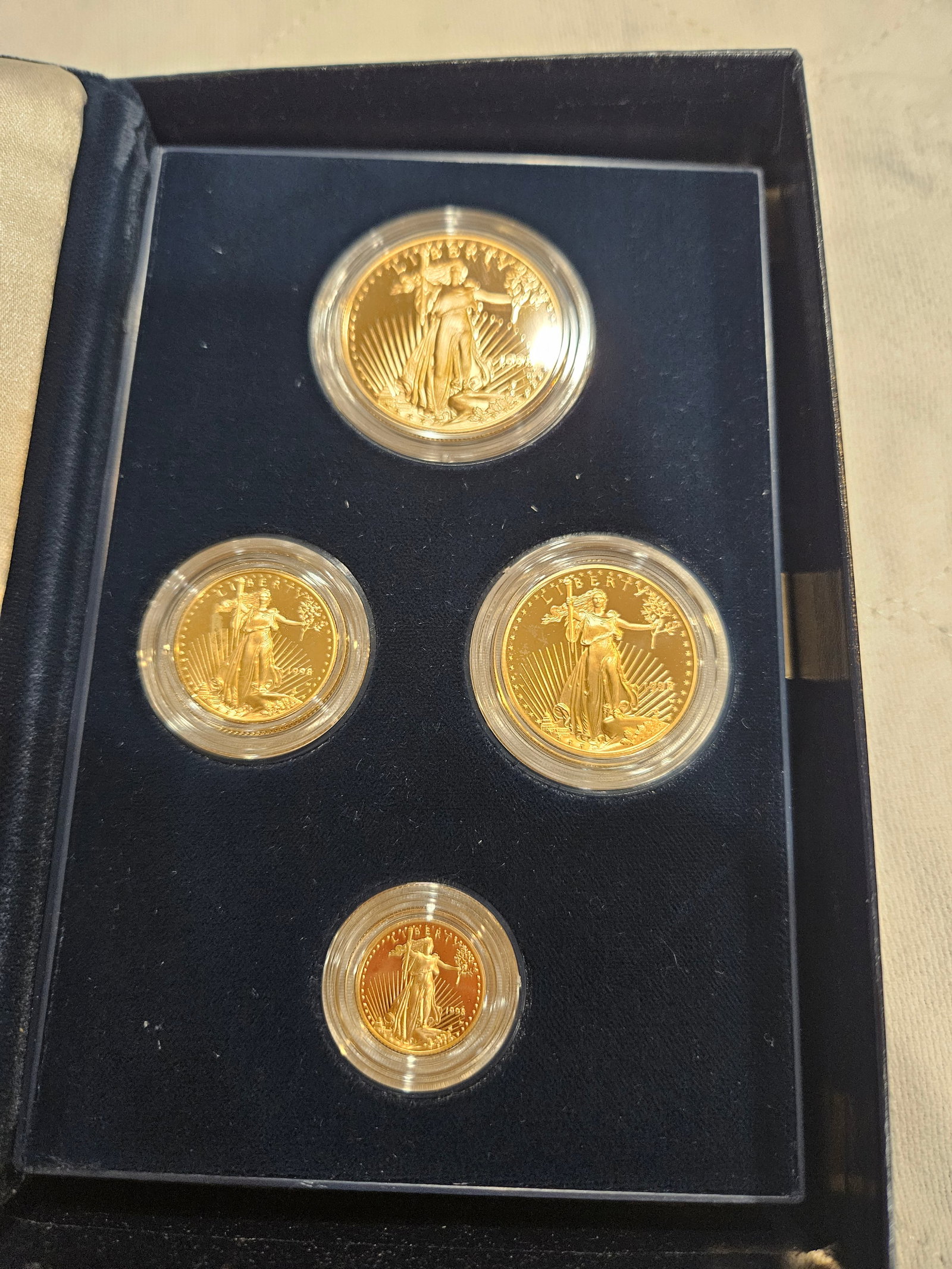 1998 GOLD BULLION PROOF SET (1 of 6)