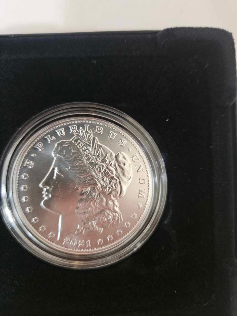 2021-P MORGAN SILVER DOLLAR UNCIRC: 2021 MORGAN SILVER PHILADELPHIA DOLLAR UNCIRC