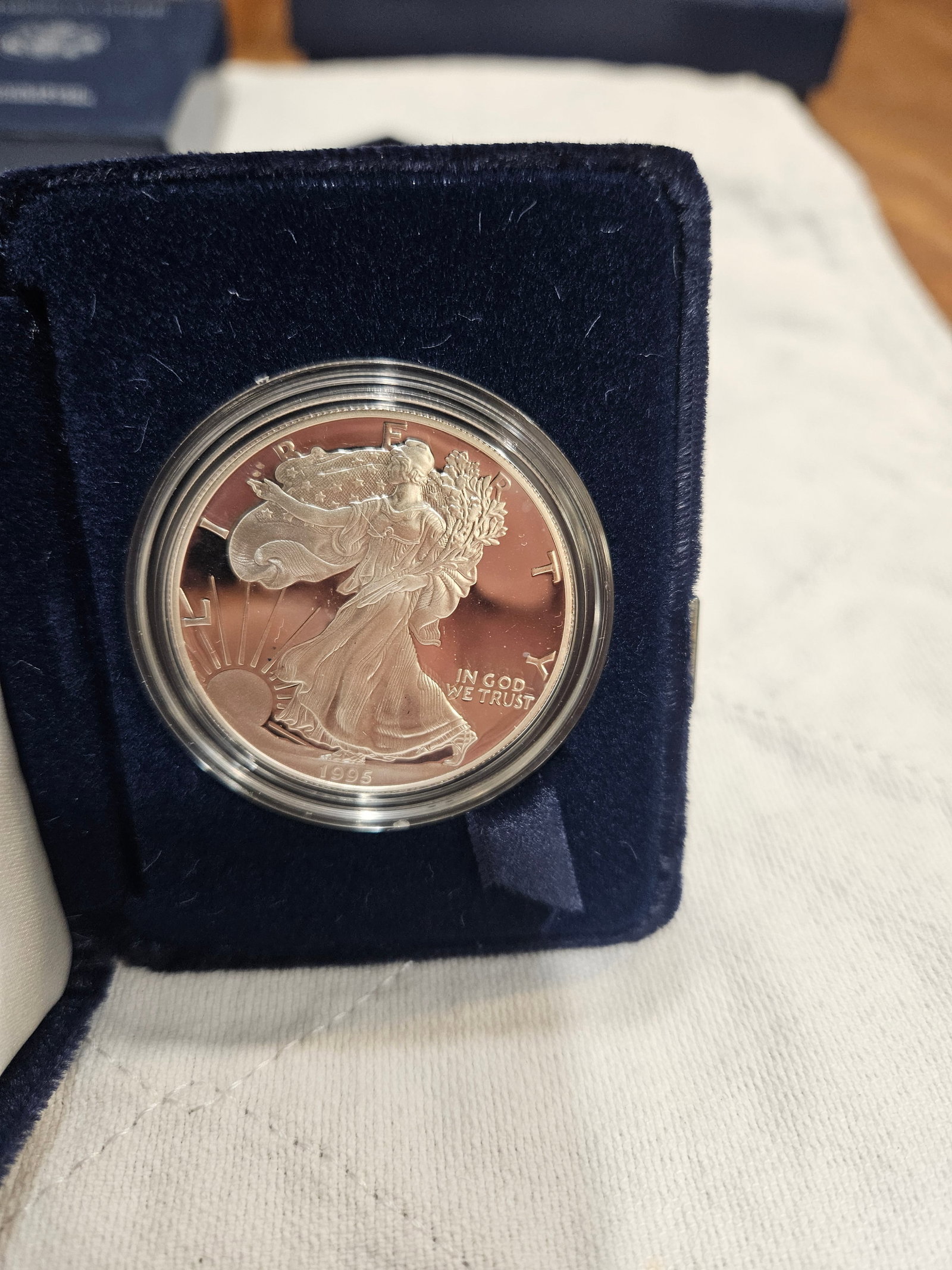 1995-P AMERICAN EAGLE 1 OZ SILVER PROOF (1 of 7)
