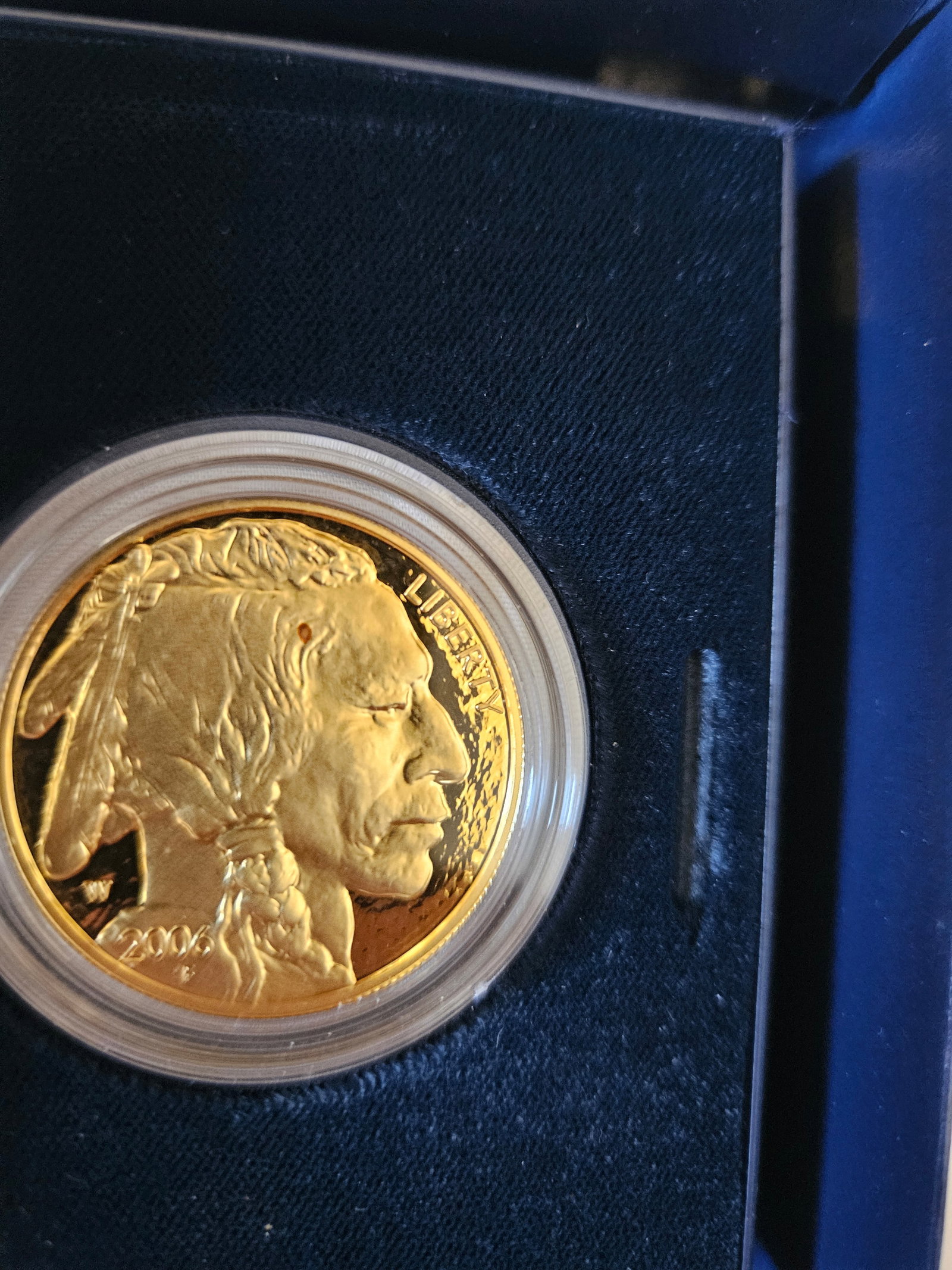 2006 AMERICAN BUFFALO 1 OZ GOLD: 2006 AMERICAN BUFFALO 1 OZ GOLD PR 70 DEEP CAMEO ORIGINAL DROP DATE 6.22.06 ONLY 246,267 IN EXISTENCE