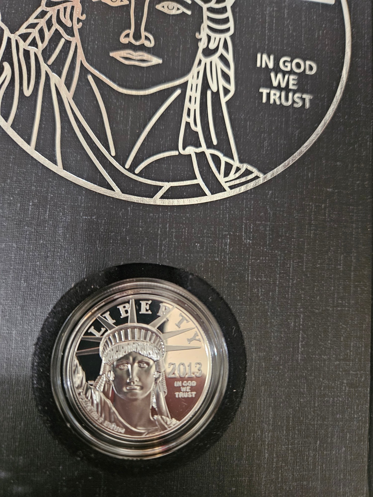 2013 PLATINUM PROOF: 2013 AMERICAN EAGLE PLATINUM PROOF PR 70 DEEP CAMEO ORIGINAL DROP DATE 7.18.13 ONLY 5,763 IN EXISTENCE MAKING IT ABSOLUTELY ONE OF THE RAREST KEY DATE PROOF ISSUES