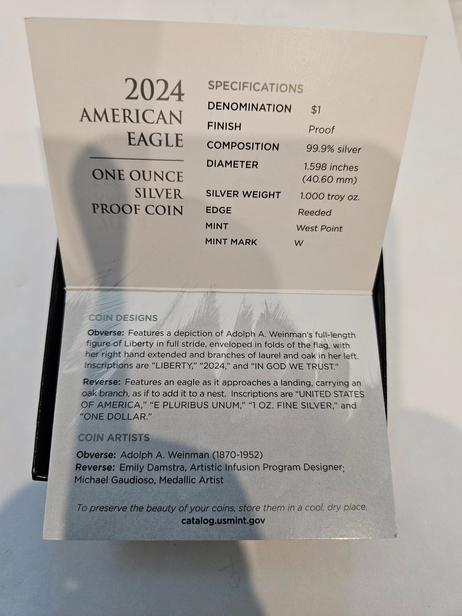 2024 W AMERICAN EAGLE PROOF - 4
