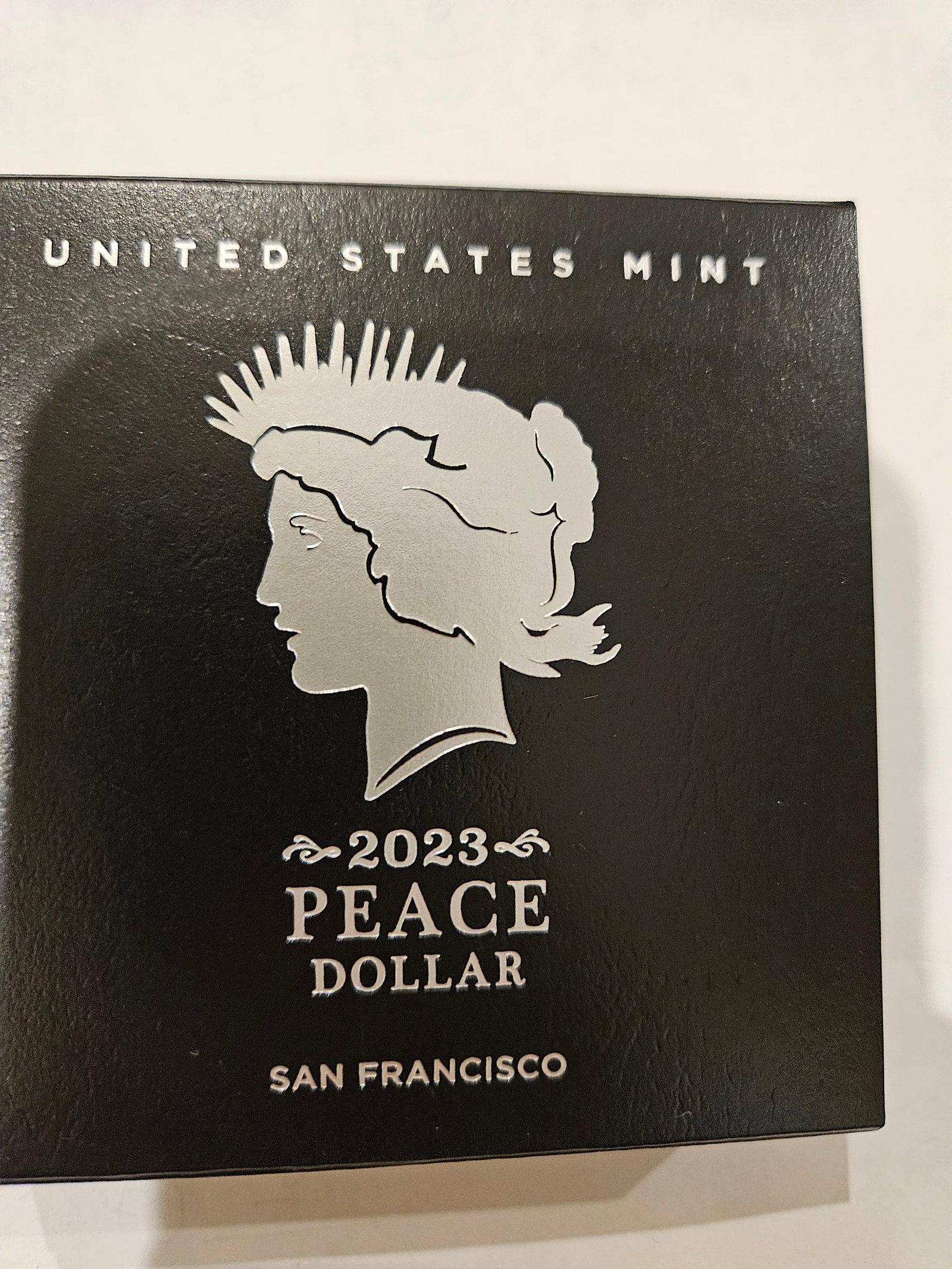 2023 S PEACE SILVER DOLLAR PROOF 80/130: 2023 S PEACE SILVER DOLLAR FIRST DAY ISSUE PR70 PROOF DROP DATE 8.9.23 TOTAL MINTAGE 310,034