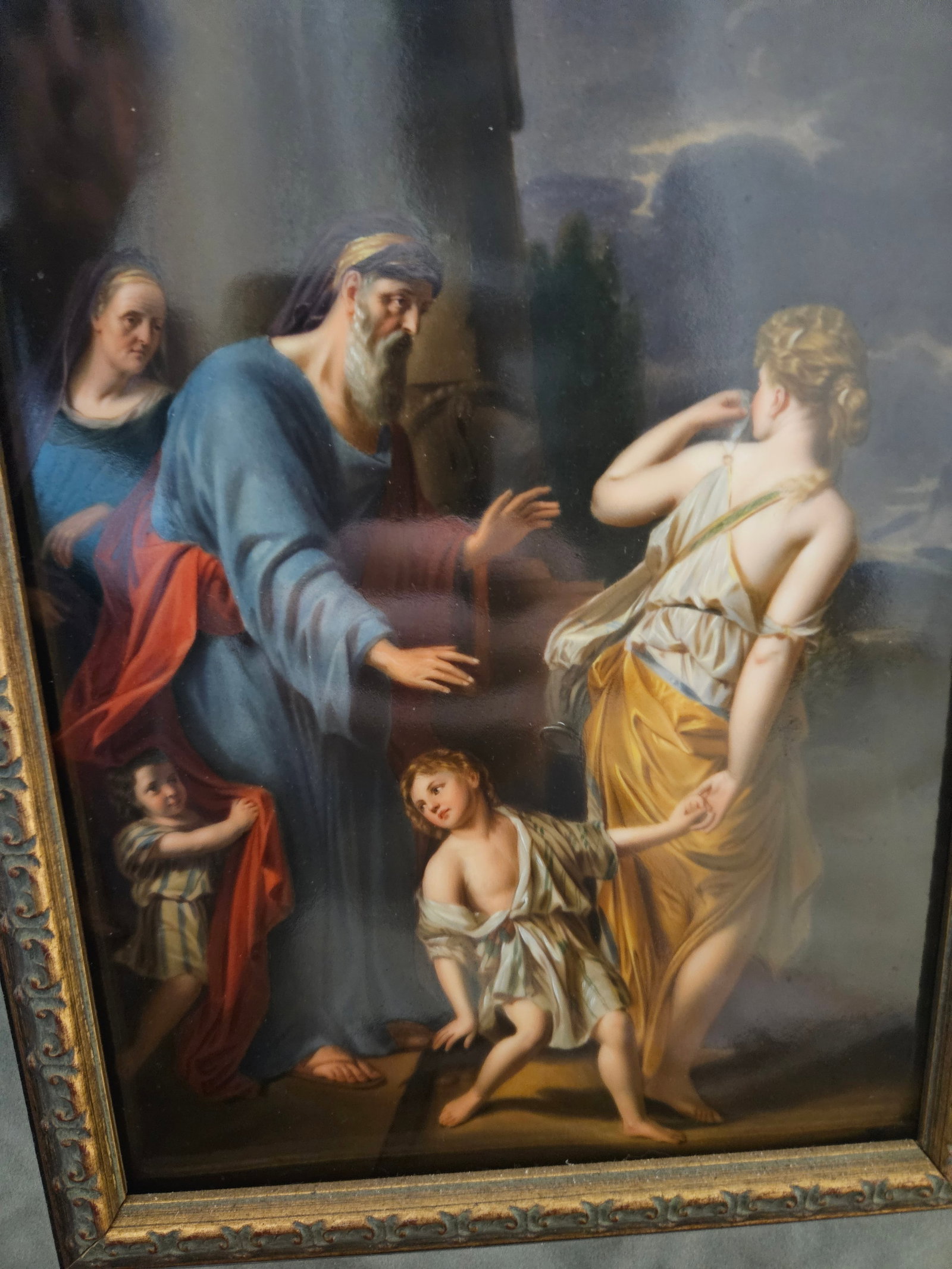 KPM PLAQUE The Expulsion of Hagar and Ishmael (1 of 15)