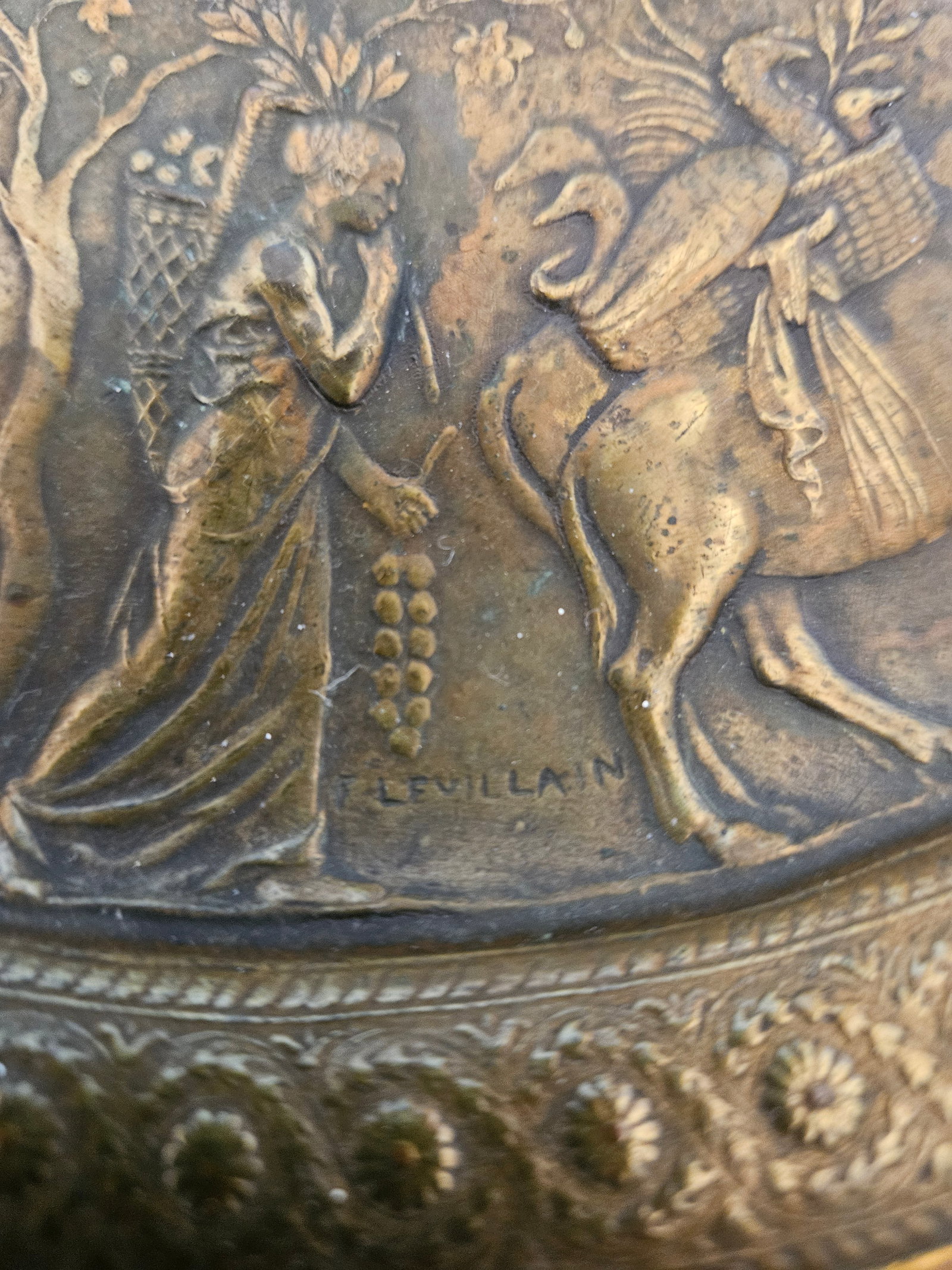 Levillain Bronze Compote - 3