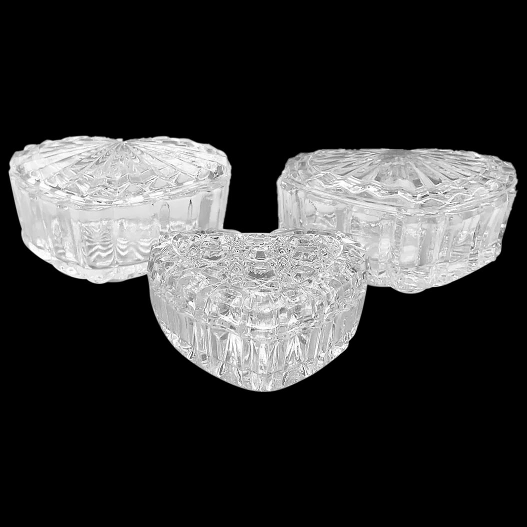 Heart Shaped Trinket Boxes (3) (1 of 4)