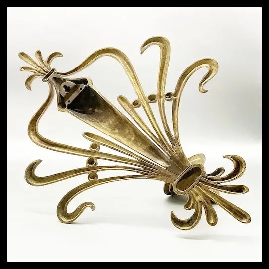 Brass Wall Sconces - 4