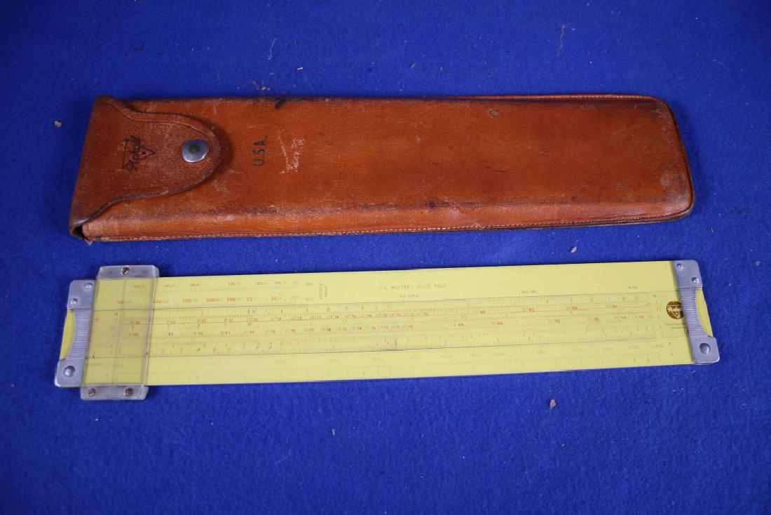 US Military Slide Rule in Leather Case - May 11, 2019 | Sohn and ...