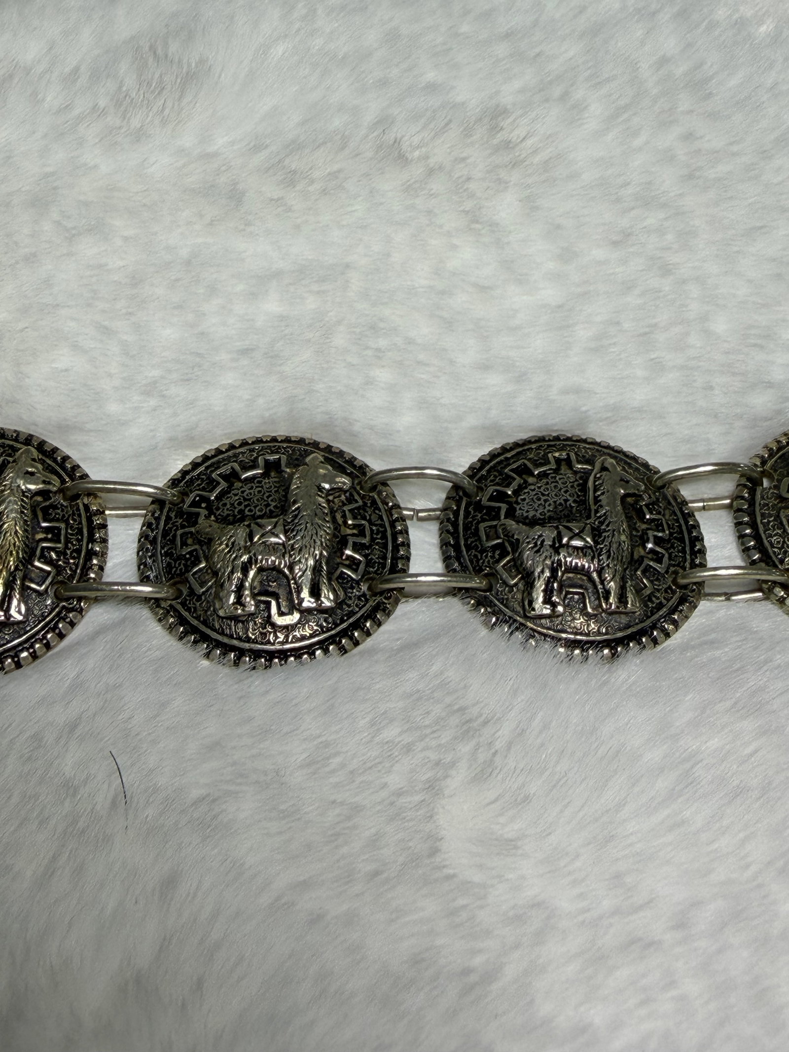 Silver Llama Link Bracelet - 2