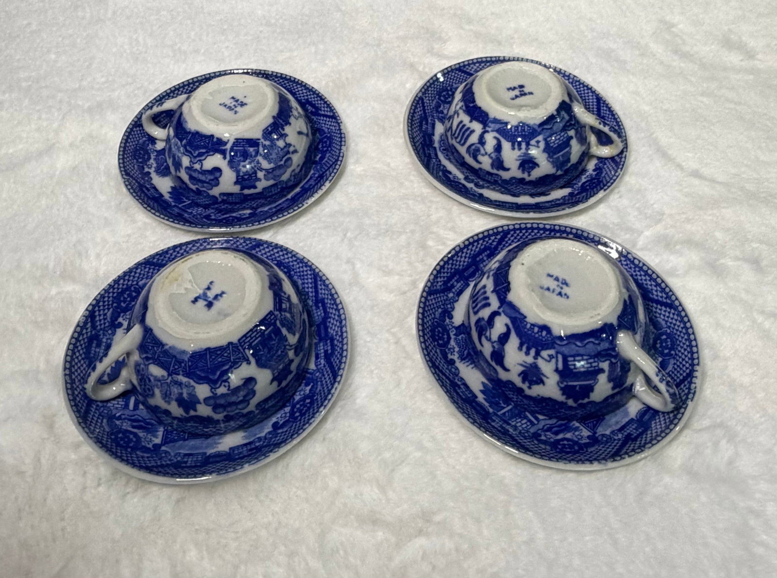 Blue Willow Toy Tea Set - 6