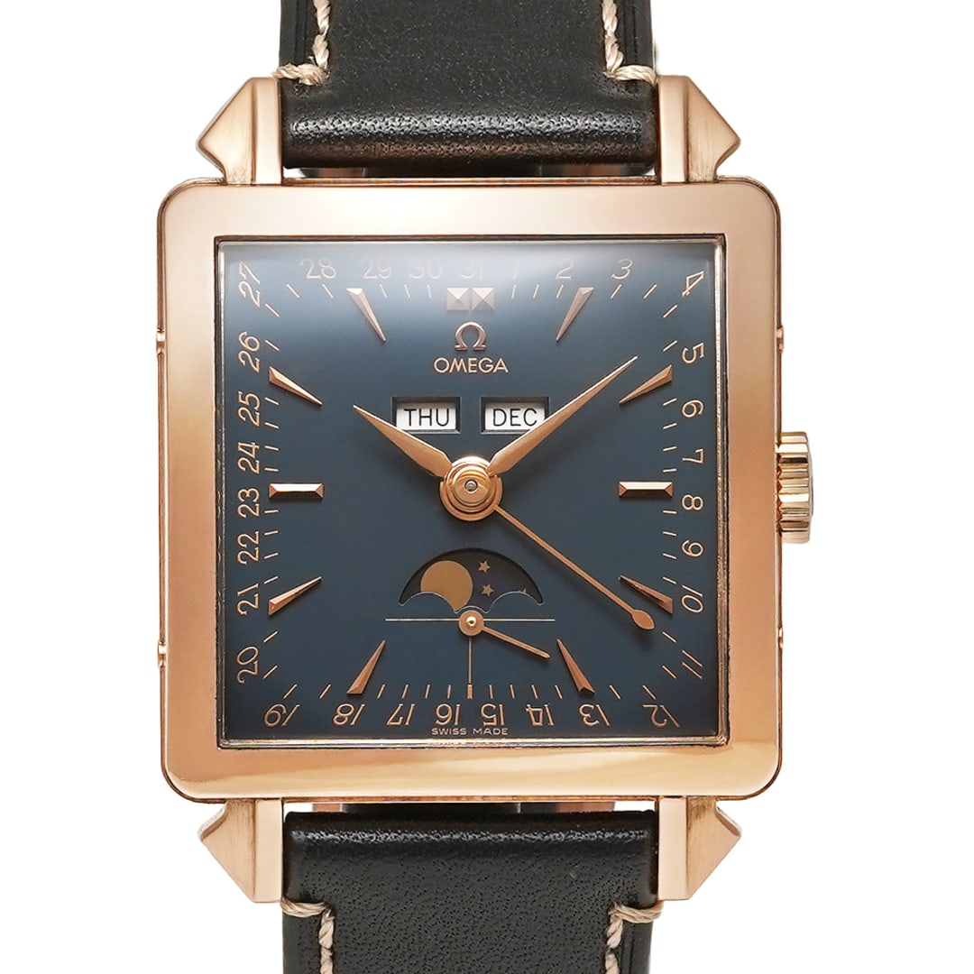 Omega: OmegaModel : Museum Collection 1951 CosmicReference : 5701.80.03Diameter : 34 mmMaterial : 18-carat rose goldMovement : Automatic mechanicalCondition : ExcellentIncluded : Watch, original box, warrant