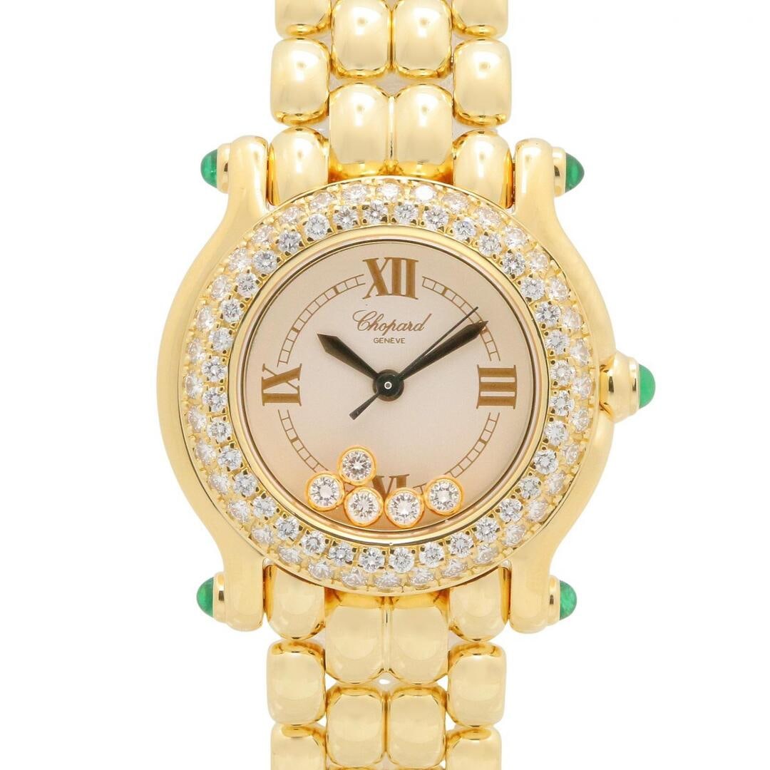 Chopard Happy Sport: ChopardModel : Happy SportReference : 27/6151-22Diameter : 26 mmMaterial : 18-carat yellow gold and diamondsMovement : QuartzIncluded : Watch, original box, warranty card, watchmaker's certificate