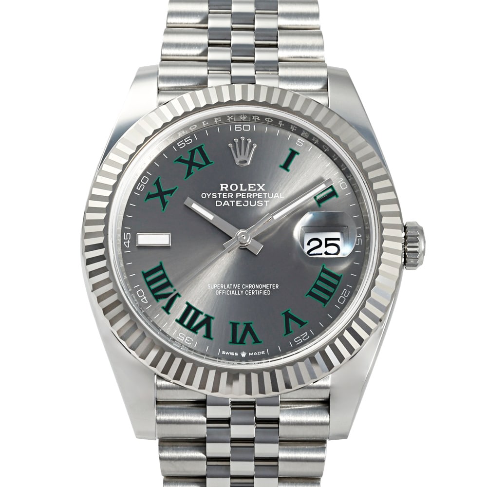 Rolex Datejust Wimbledon: RolexModel : Datejust WimbledonReference : 126334Bracelet : JubiléeDiameter : 41mmMaterial : SteelMovement : Automatic mechanicalCondition : Near MintYear : 2026Included : Watch, original set, box /
