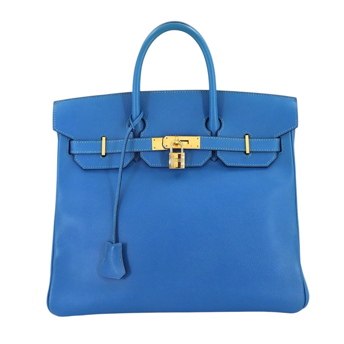 Hermès Haut a Courroies 32: Brand : HermèsModel : Kelly 32 SellierMaterial : Crocodile Porosus, quincaillerie doréeColor : BlackDimensions : L32,5 × H22 × P12 cm — Handles: 26 cm — Weight: 975 gCondition : Good condition