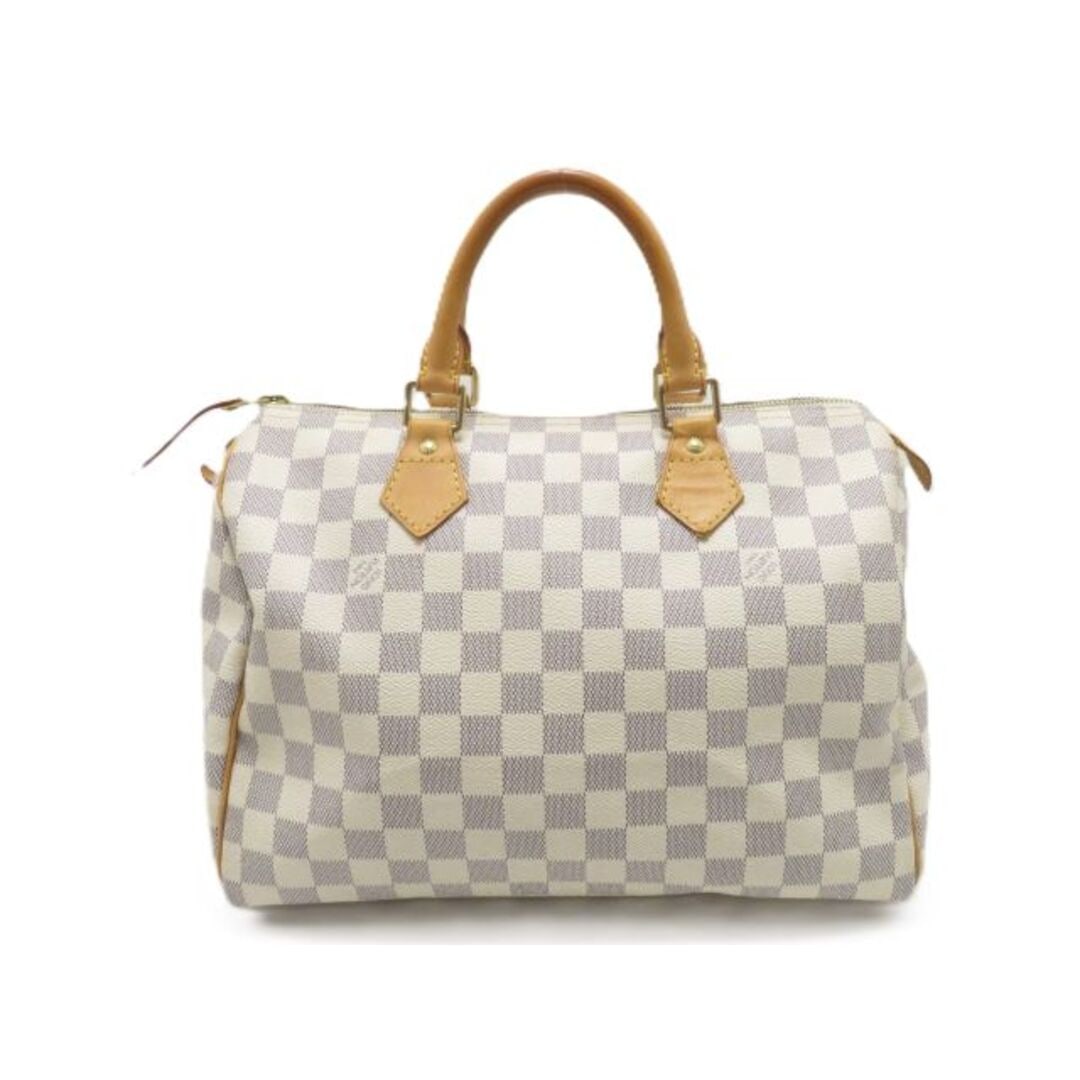 Louis Vuitton Speedy 30: Brand : Louis VuittonModel : Speedy 30 Damier Azur — Réf. N41370Material : Toile Damier AzurColor : WhiteDimensions : L. 30 cm × H. 21 cm × P. 18 cmCondition : Very good conditionIncluded : Bag