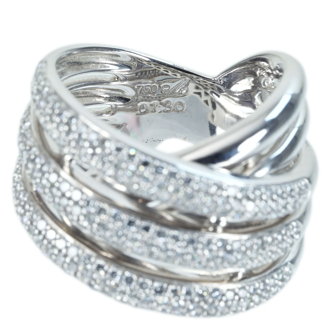 K18 Diamond Ring - 5