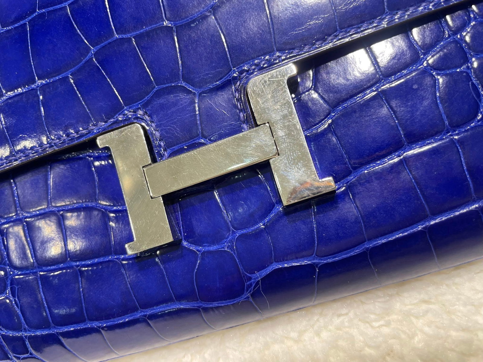 HERMES Constance Crocodile Wallet - 3