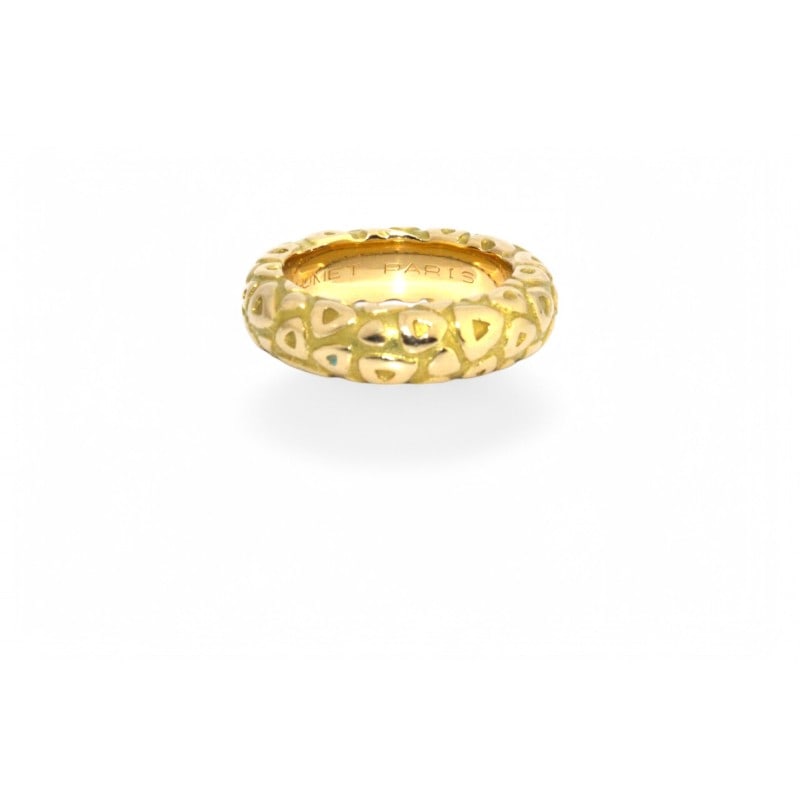 CHAUMET K18 Ring: Type: Ring Metal:18K Diamond: N/A Size:6(US) Signed By:CHAUMET