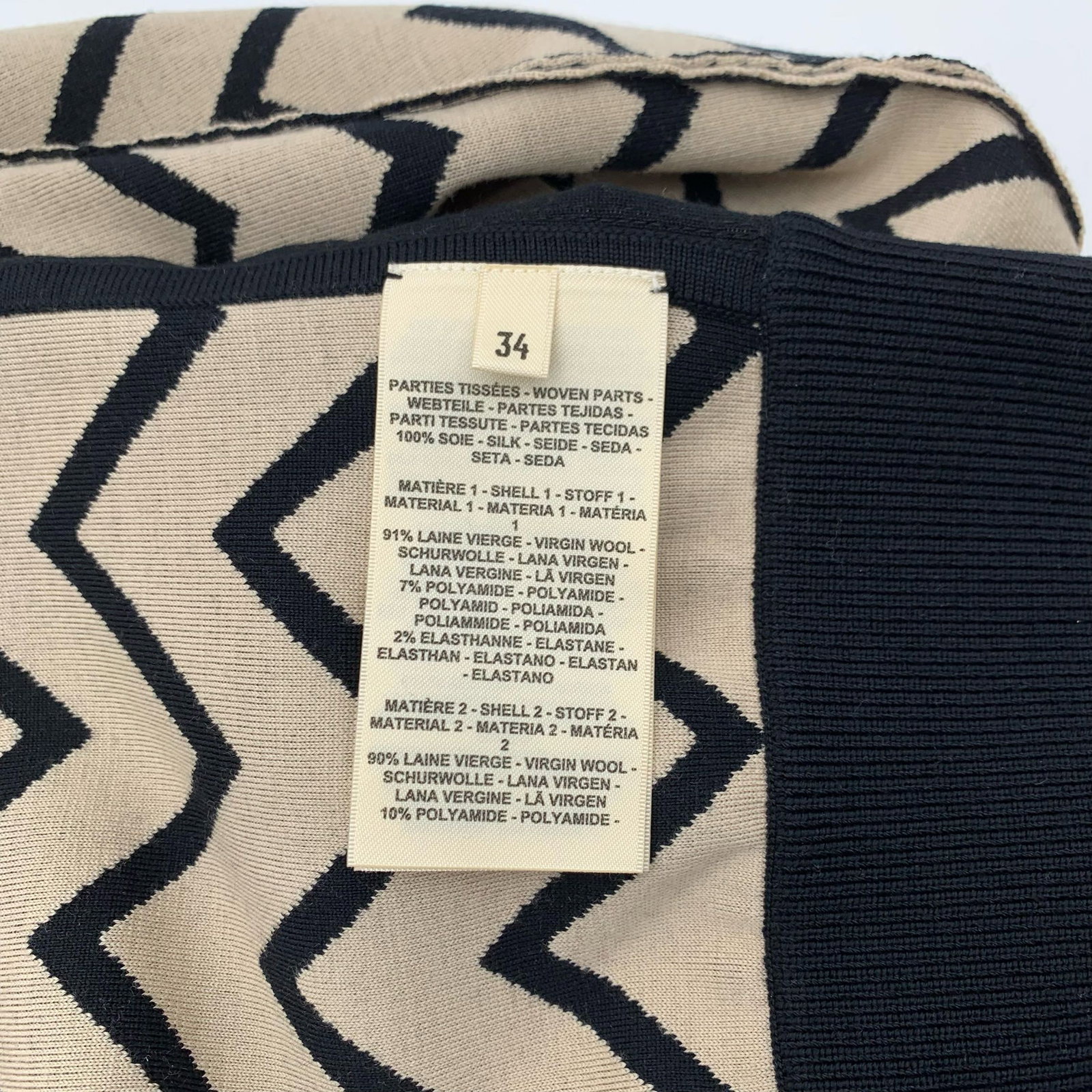 HERMES Virgin Wool Silkn Printed Bomber Jacket - 3