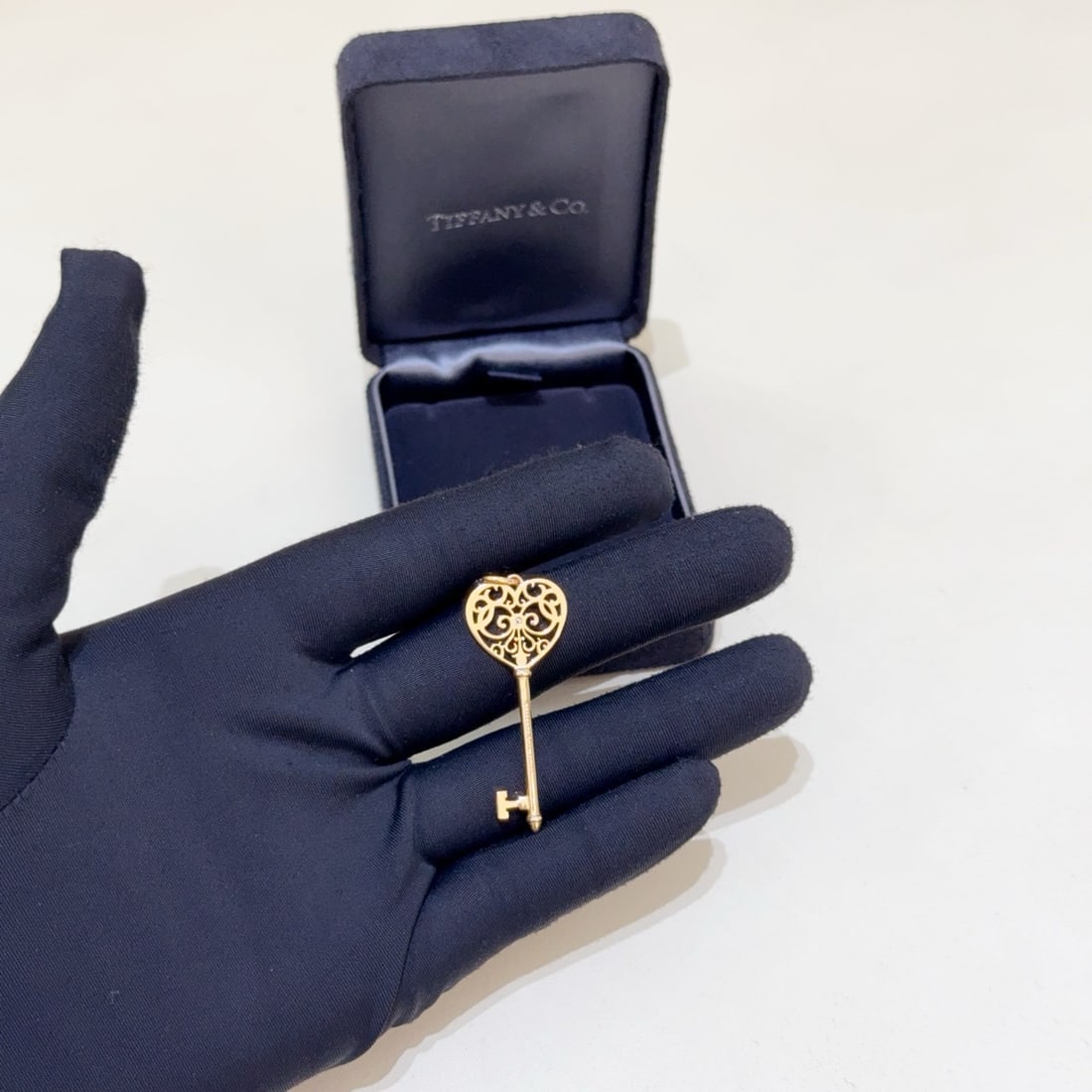 TIFFANY & CO K18 Enchant Heart Key Pendant: Brand:TIFFANY&CO Sizs:N/A Material:K18 Accessories:Bax